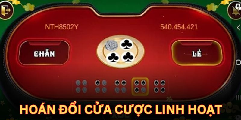 XÓC ĐĨA N666 3 Hoán đổi cửa cược linh hoạt là chiến thuật chơi xóc đĩa N666 bất bại